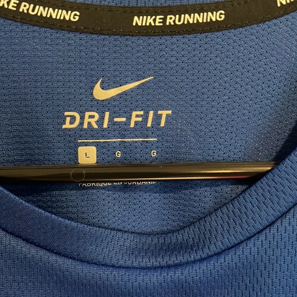 Nike Blue Dri Fit Shirt - Picture 2 of 3